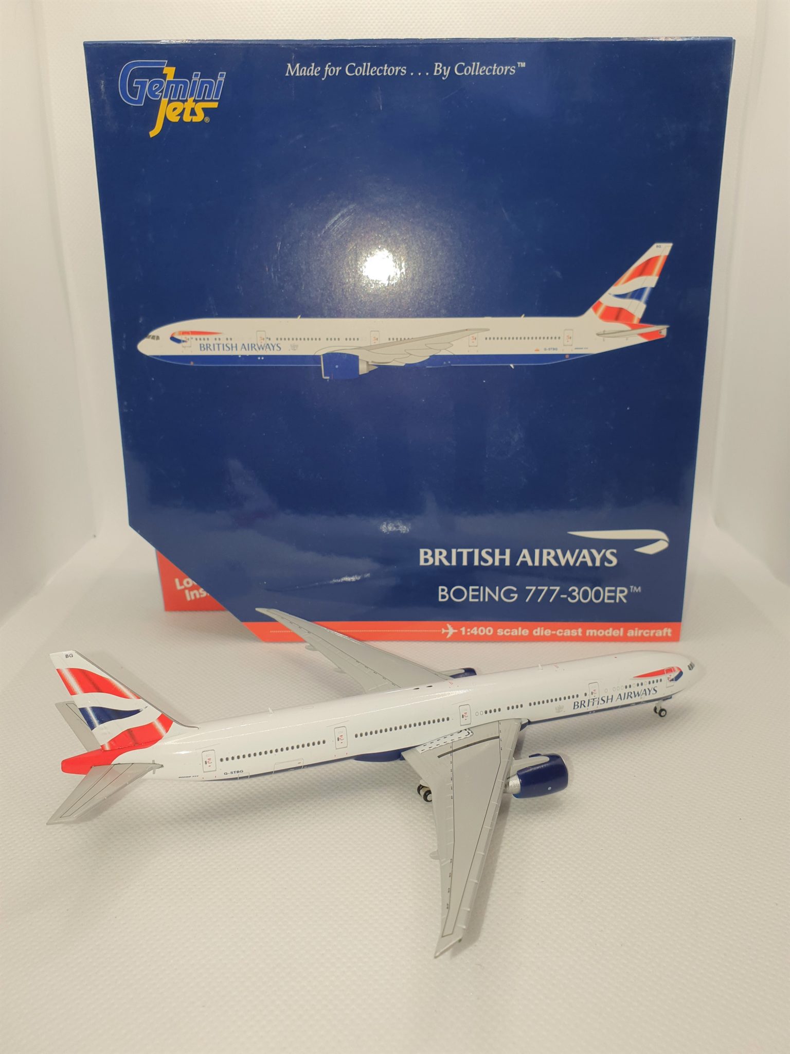 Gemini Jets 1:400 British Airways G-STBG Boeing 777-300 - Bedfordshire ...
