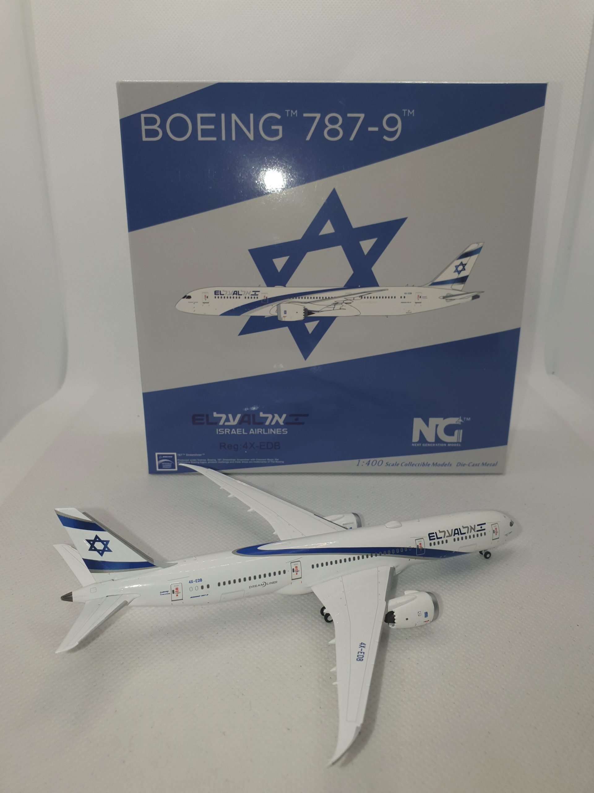 NG models El Al Israel Airlines 787-9 4X-EDB 1:400 