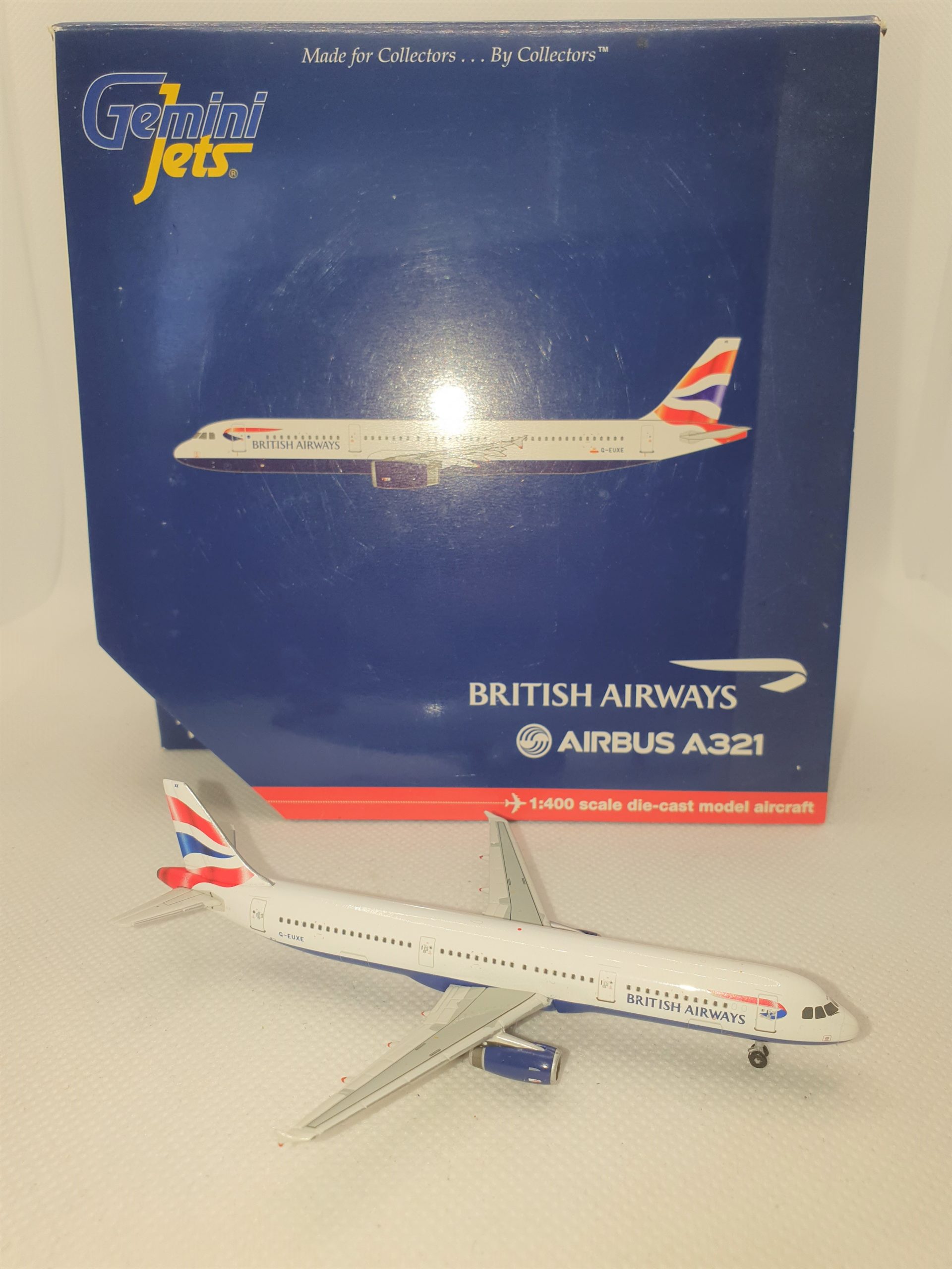 Gemini Jets 1:400 British Airways G-EUXE Airbus A321-200 - Bedfordshire ...