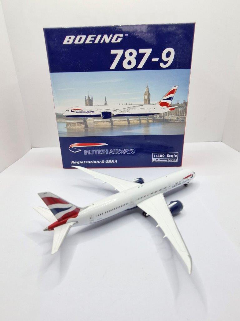 航空機・ヘリコプター British Airways Boeing 787-9 1:400 Phoenix 1:400 British Airways G-ZBKA Boeing 787-9 - Bedfordshire