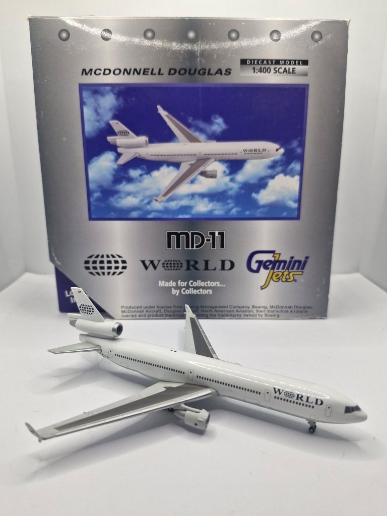 Gemini Jets 1:400 World Airways N277WA McDonnell Douglas MD-11