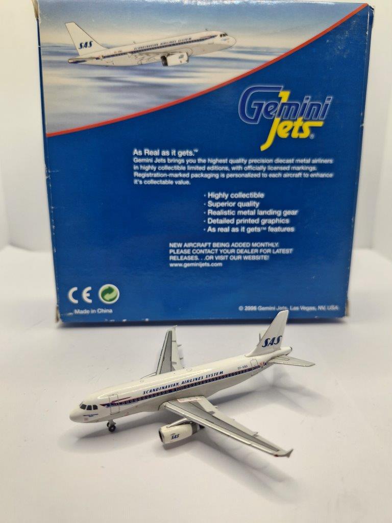 Gemini Jets 1:400 SAS Scandinavian Airlines OY-KBO Airbus A319-100