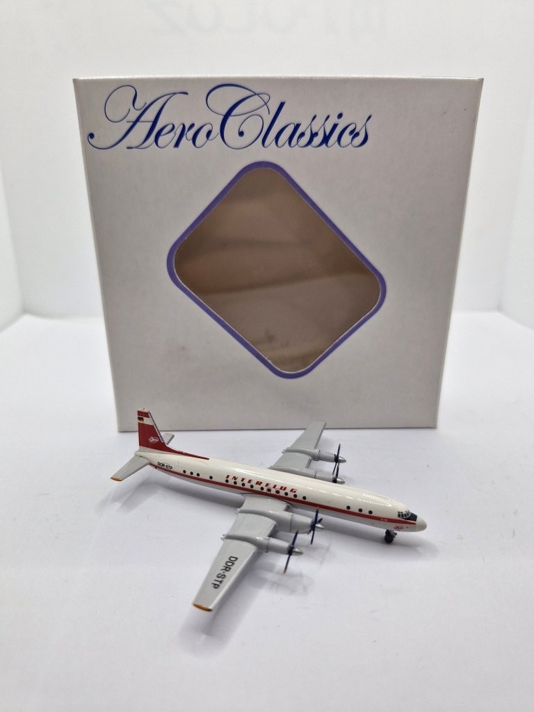 Aeroclassics 1:400 Interflug DDR-STP Ilyushin IL-18
