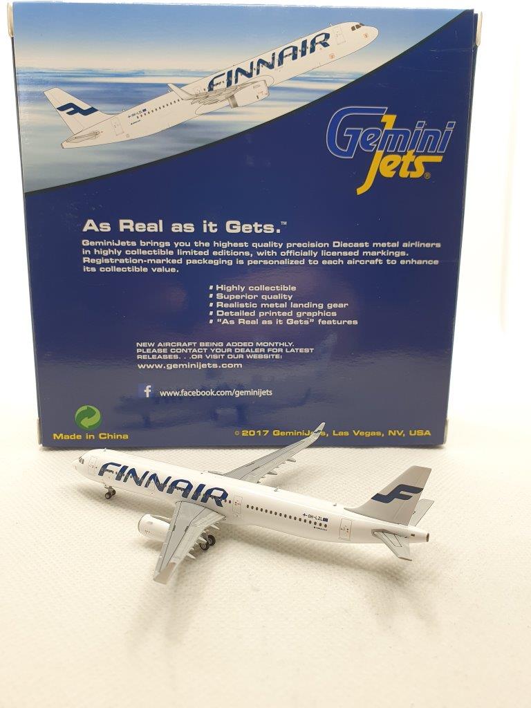 Gemini Jets 1:400 Finnair OH-LZL Airbus A321-200 SL - Bedfordshire