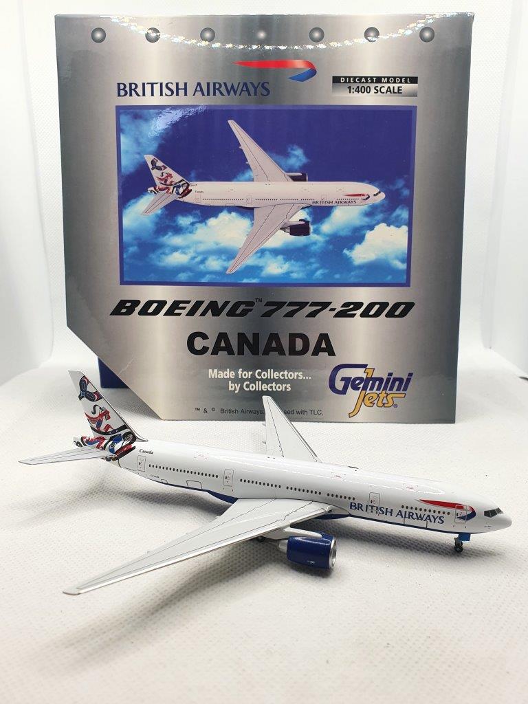 Gemini Jets 1:400 British Airways G-VIIN Boeing 777-200