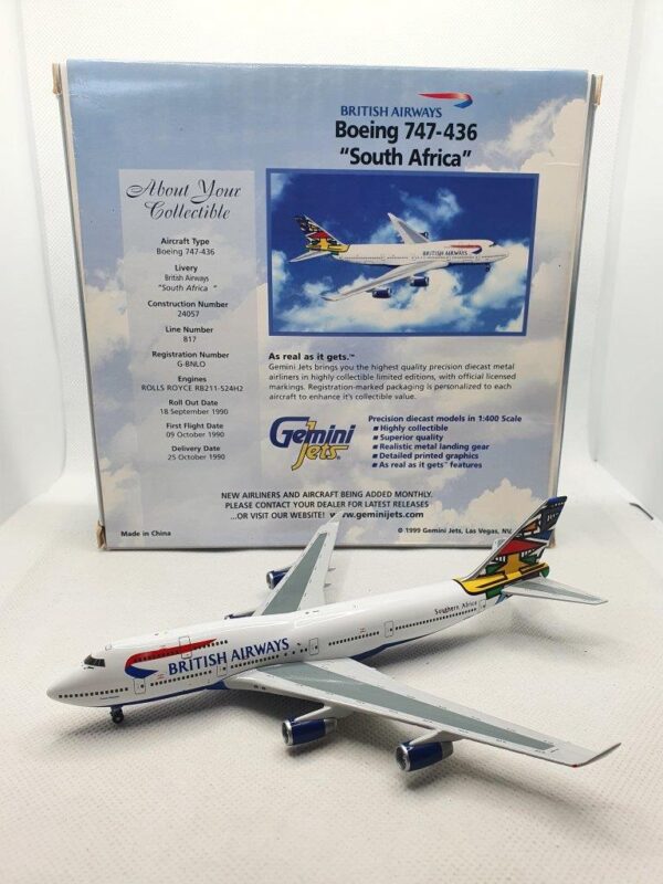 Gemini Jets 1:400 British Airways G-BNLO Boeing 747-400