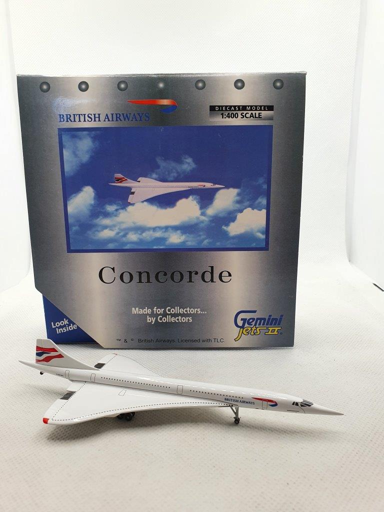 Gemini Jets 1:400 British Airways Concorde G-BOAG - Bedfordshire Diecast