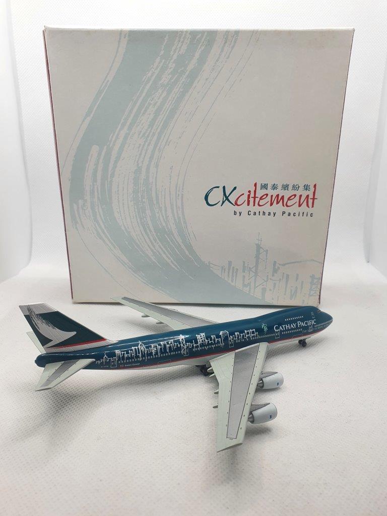 Herpa Wings 1:400 Cathay Pacific B-HIB Boeing 747-200