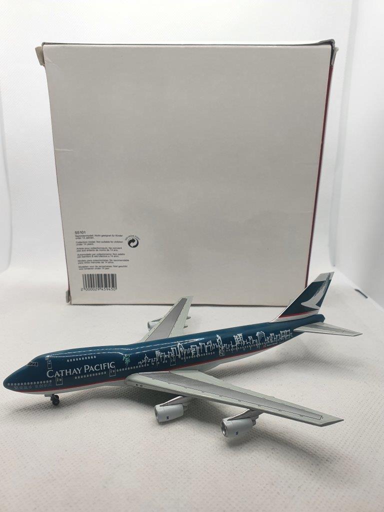 Herpa Wings 1:400 Cathay Pacific B-HIB Boeing 747-200