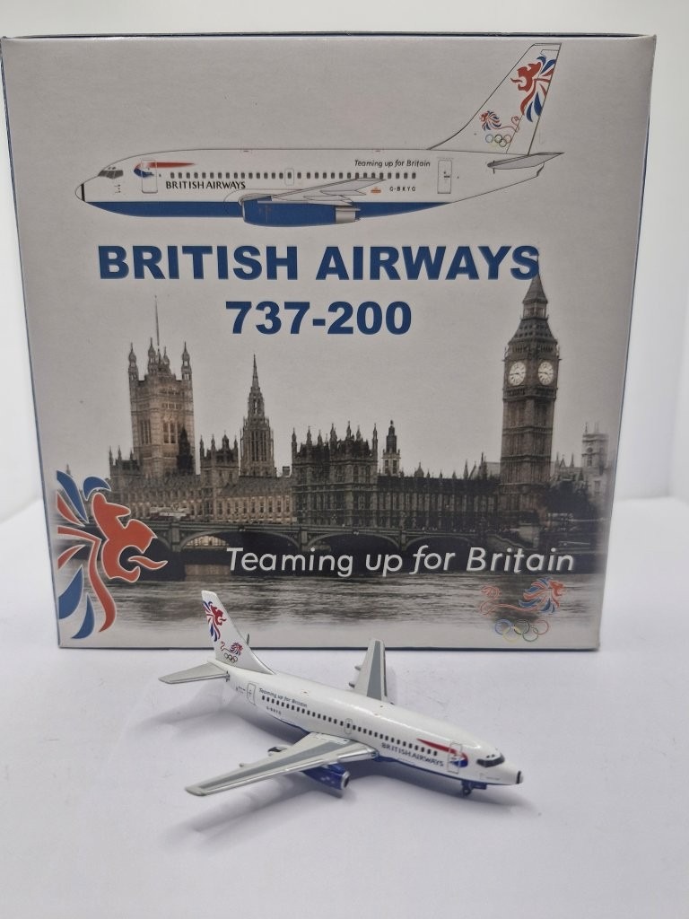 航空機・ヘリコプター British Airways B737-200 G-BKYG Gemini Jets 1:400 British Airways G-BKYG Boeing 737-200