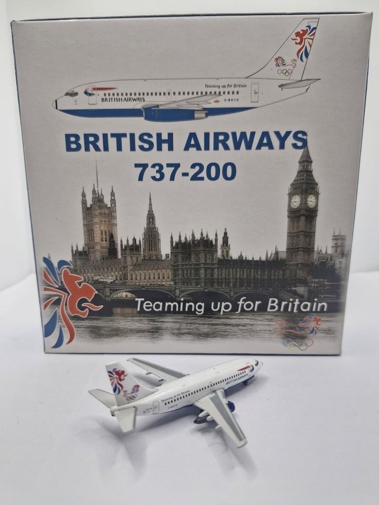 Gemini Jets 1:400 British Airways G-BKYG Boeing 737-200