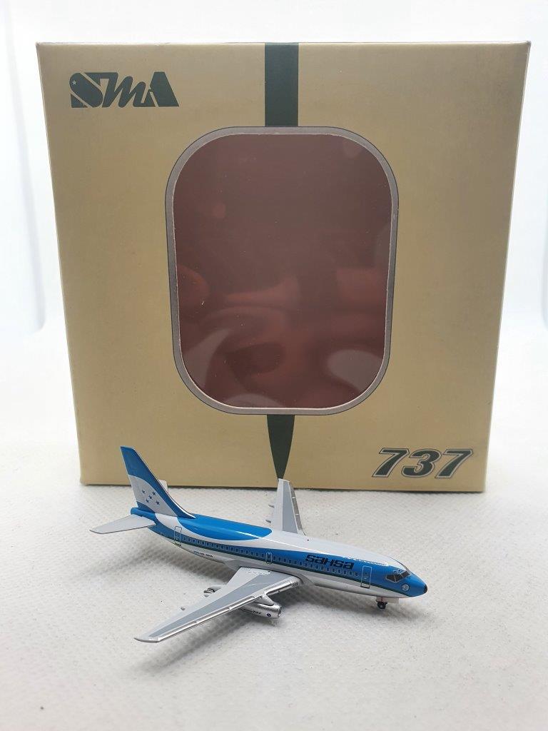 SMA 1:400 SAHSA HR-SHA Boeing 737-200 - Bedfordshire Diecast
