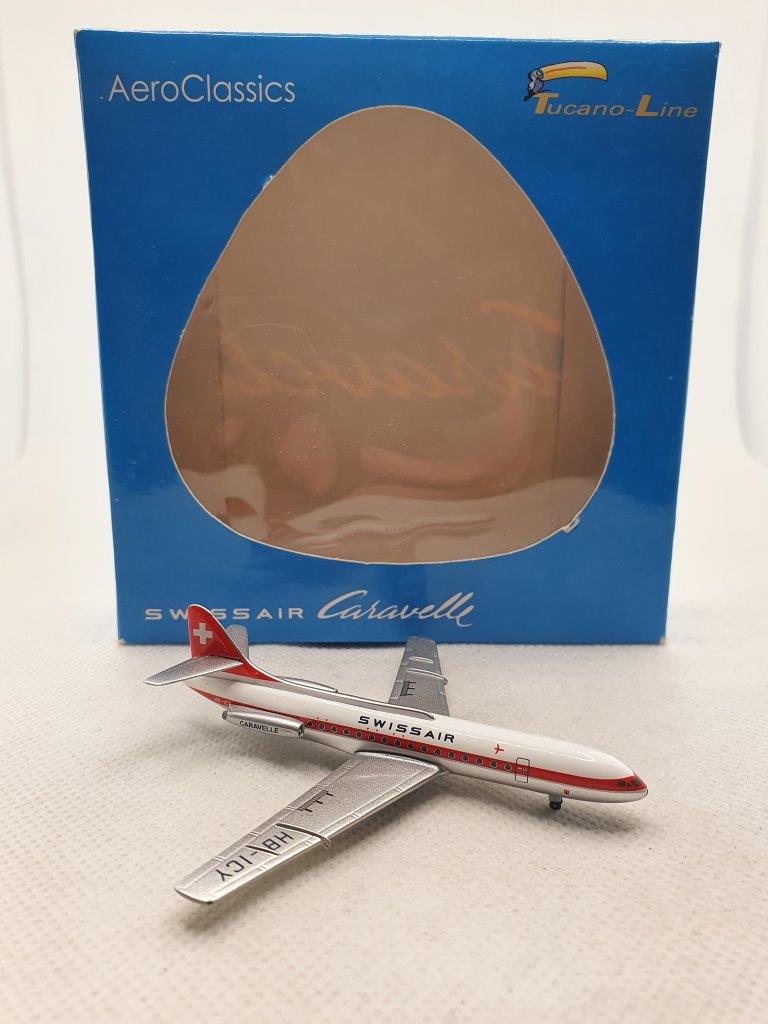 Aeroclassics 1:400 Swissair HB-ICY SE-210 Caravelle