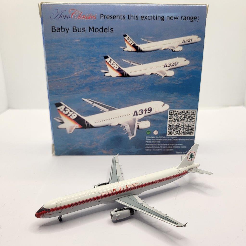 Aeroclassics 1:400 MEA Middle East Airlines OD-RMI Airbus A321-200 - Image 3