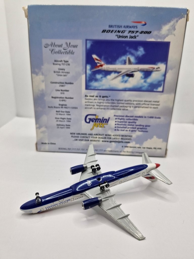 Gemini Jets 1:400 British Airways G-BPEJ Boeing 757-200 - Image 5