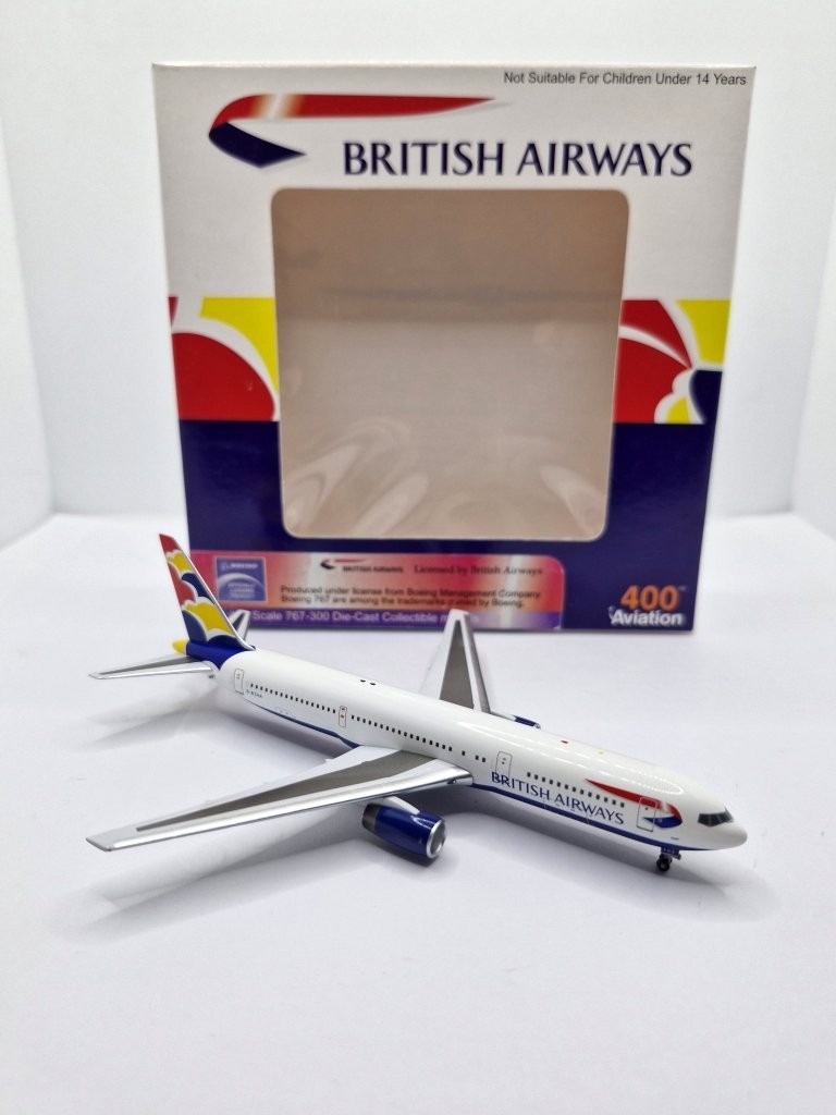 Aviation 400 1:400 British Airways G-BZHA Boeing 767-300