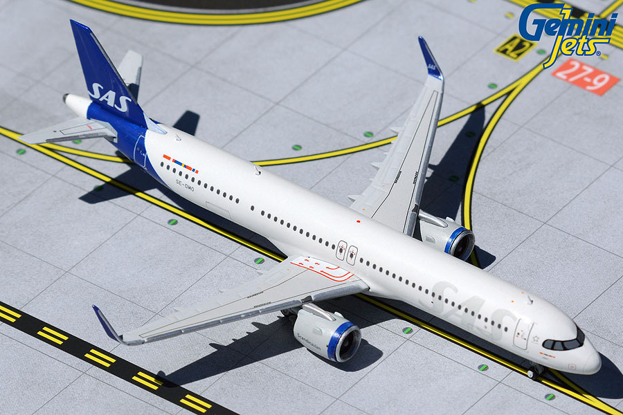 Gemini Jets 1:400 SAS Scandinavian Airlines SE-DMO Airbus A321-NEO