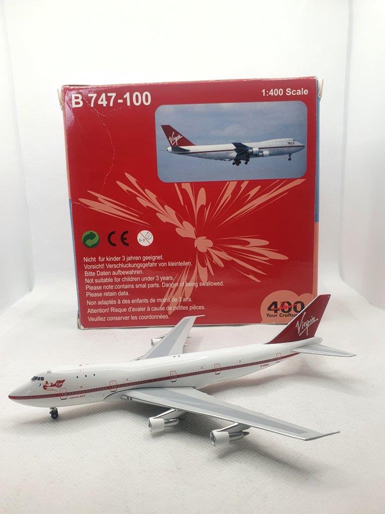 BigBird 400 1:400 Virgin Atlantic Airways G-VMIA Boeing 747-100 - Image 3