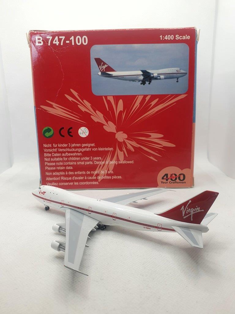 BigBird 400 1:400 Virgin Atlantic Airways G-VMIA Boeing 747-100 - Image 4