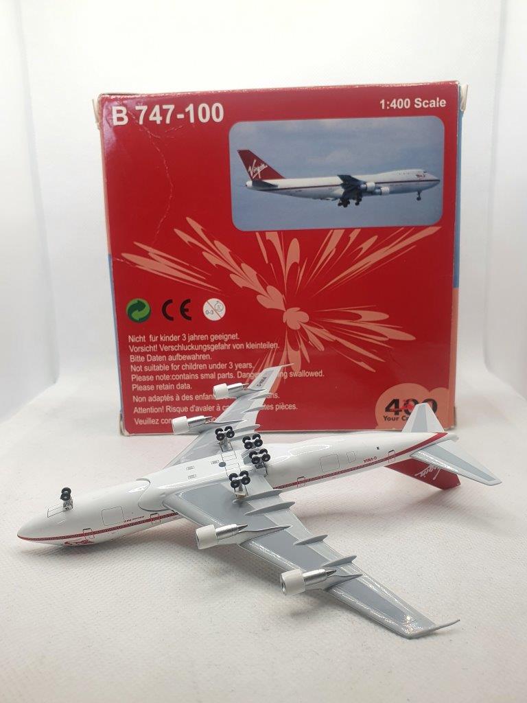 BigBird 400 1:400 Virgin Atlantic Airways G-VMIA Boeing 747-100 - Image 5