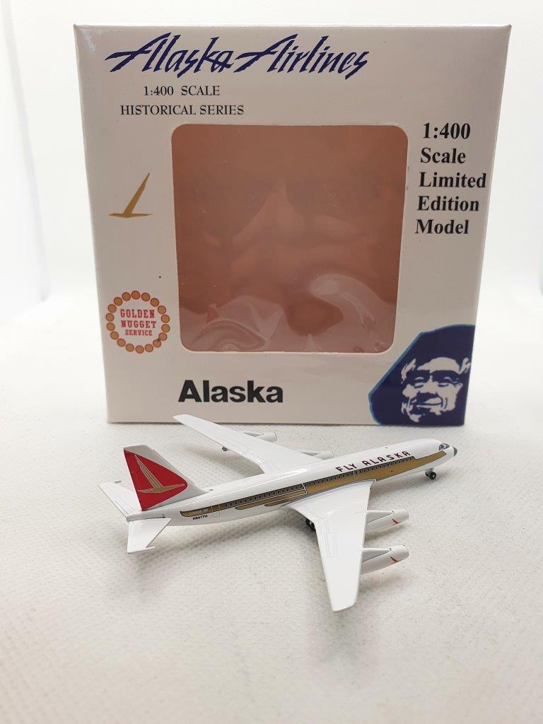 Aeroclassics 1:400 Alaska Airlines N8477H Convair CV-880 - Image 2