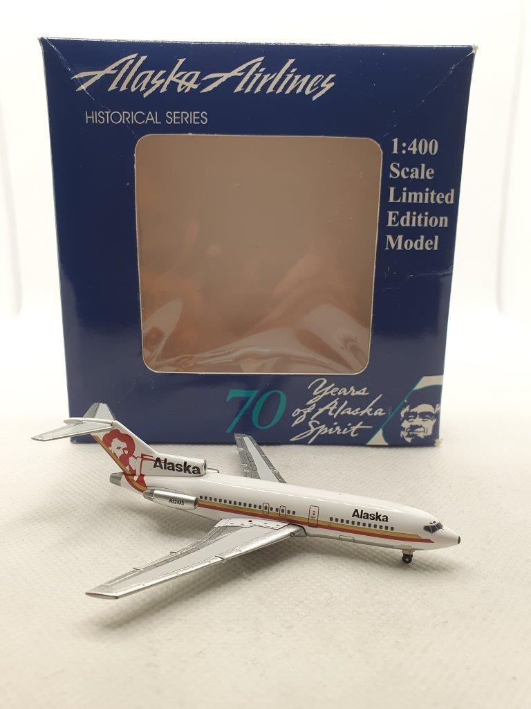 Aeroclassics 1:400 Alaska Airlines N324AS Boeing 727-100