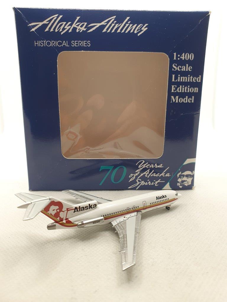 Aeroclassics 1:400 Alaska Airlines N324AS Boeing 727-100 - Image 2