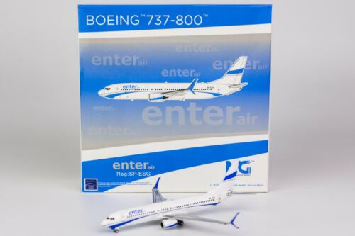 NG Models 1:400 Enter Air SP-ESG Boeing 737-800W - Bedfordshire Diecast ...