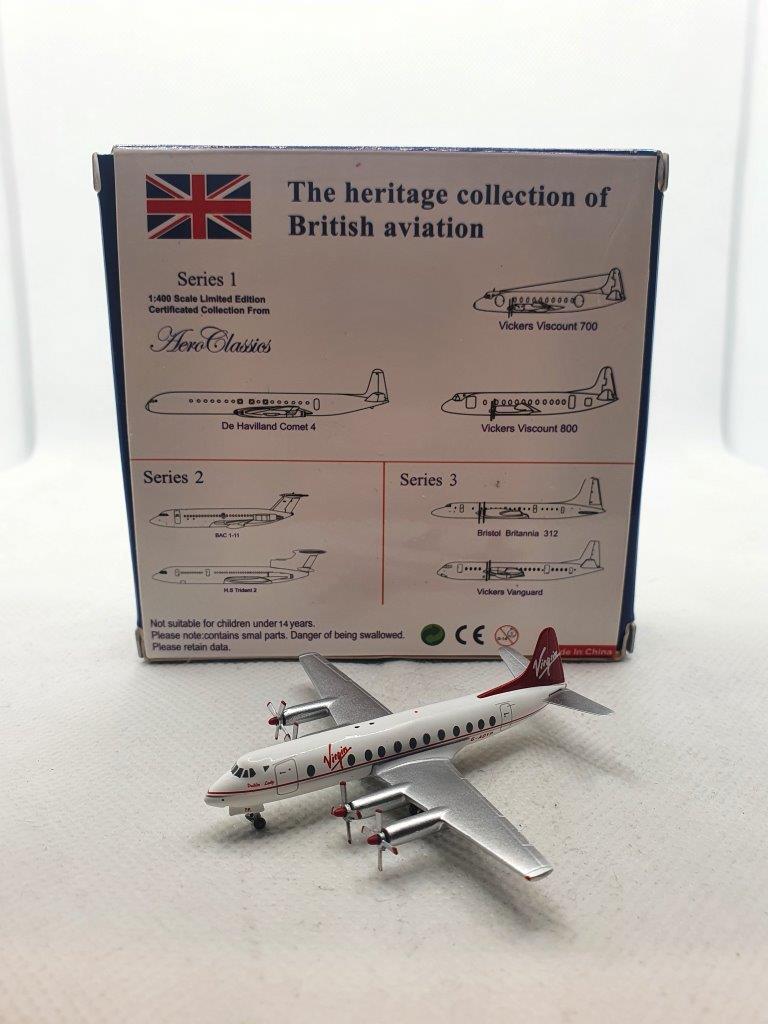 Aeroclassics 1:400 Virgin Atlantic Airways G-AOYP Vickers Viscount 800 - Image 3