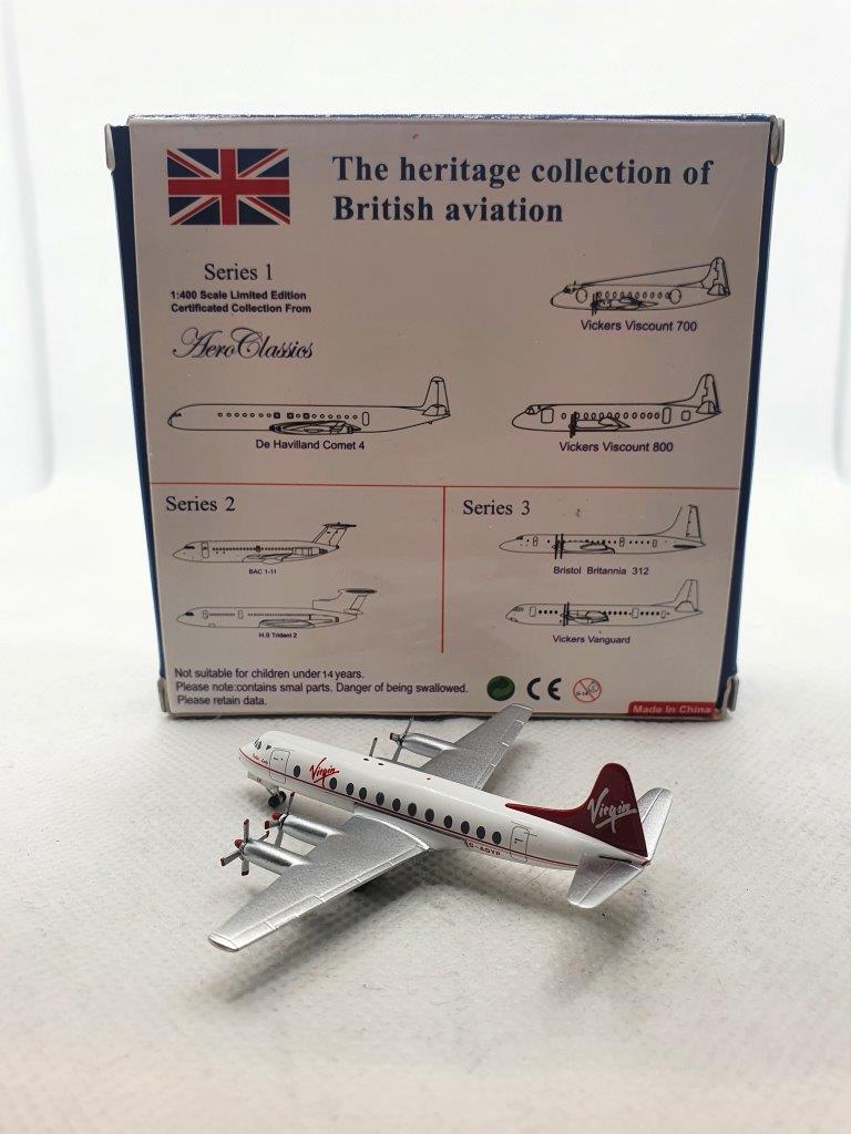 Aeroclassics 1:400 Virgin Atlantic Airways G-AOYP Vickers Viscount 800 - Image 4