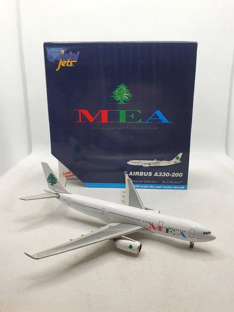 Gemini Jets 1:400 MEA Middle East Airlines F-OMEC Airbus A330-200