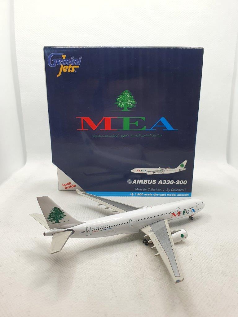 Gemini Jets 1:400 MEA Middle East Airlines F-OMEC Airbus A330-200 - Image 2