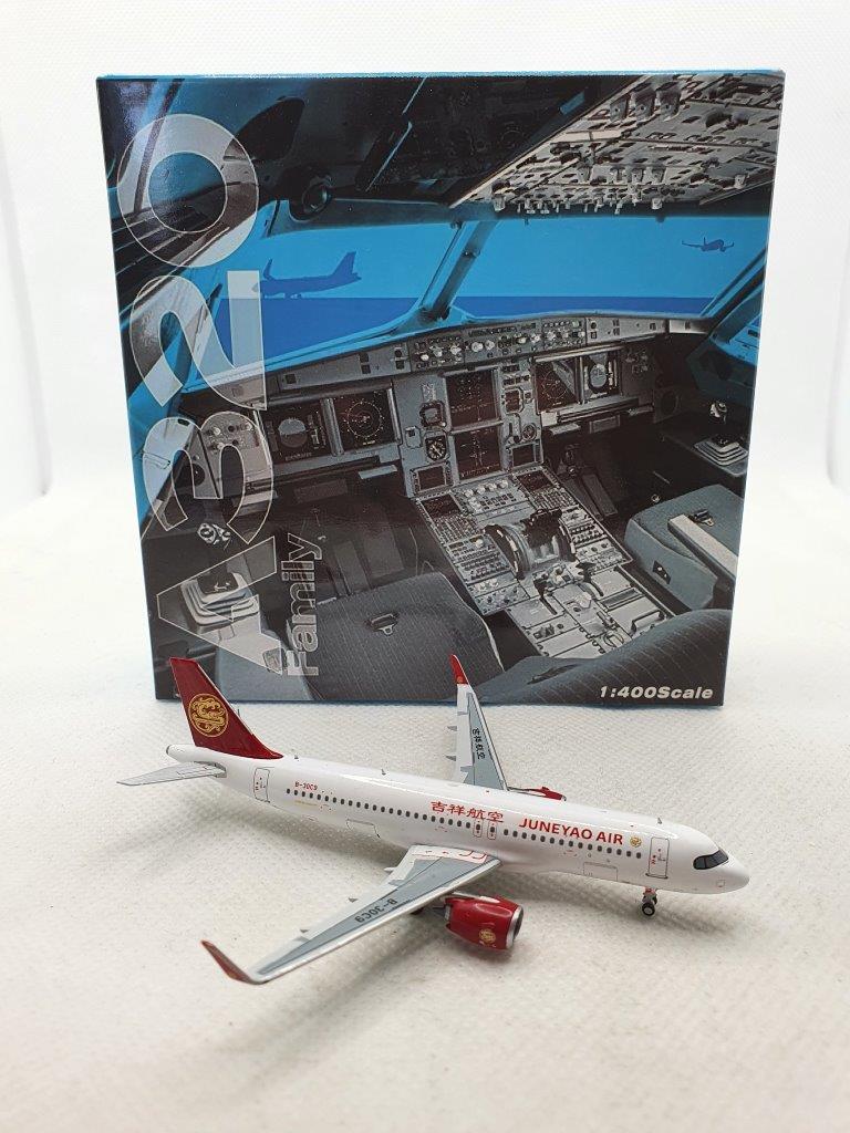 Panda Models 1:400 Juneyao Airlines B-30C9 Airbus A320-Neo