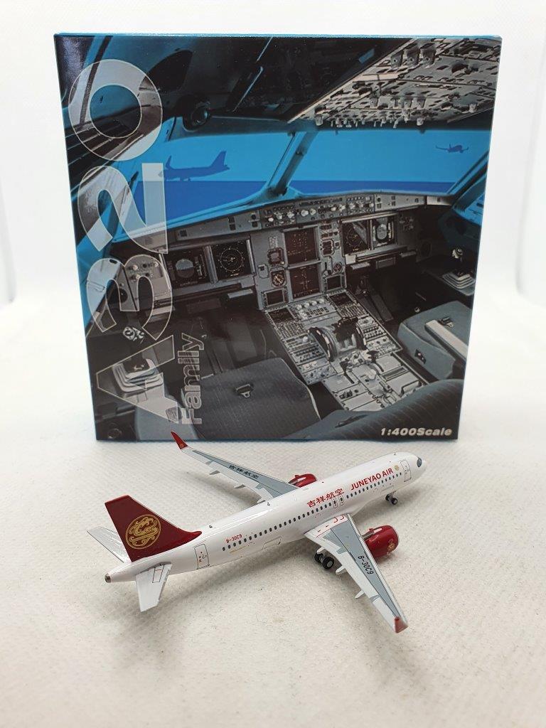 Panda Models 1:400 Juneyao Airlines B-30C9 Airbus A320-Neo - Image 2