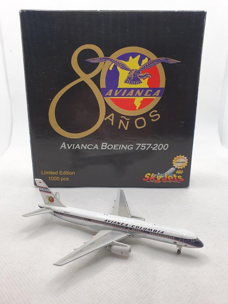 Gemini Jets 1:400 Avianca N321LF Boeing 757-200 - Bedfordshire