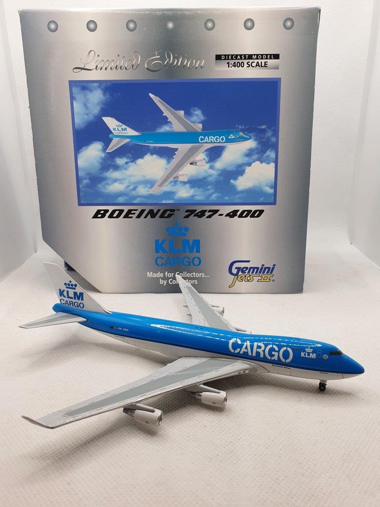 Gemini Jets 1:400 KLM Royal Dutch Airlines Cargo PH-CKA Boeing 747