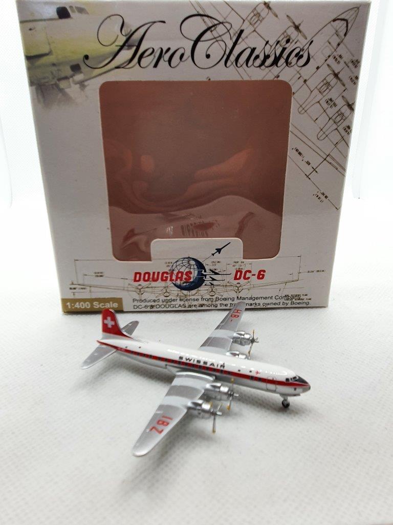 Aeroclassics 1:400 Swissair HB-IBZ Douglas DC-6