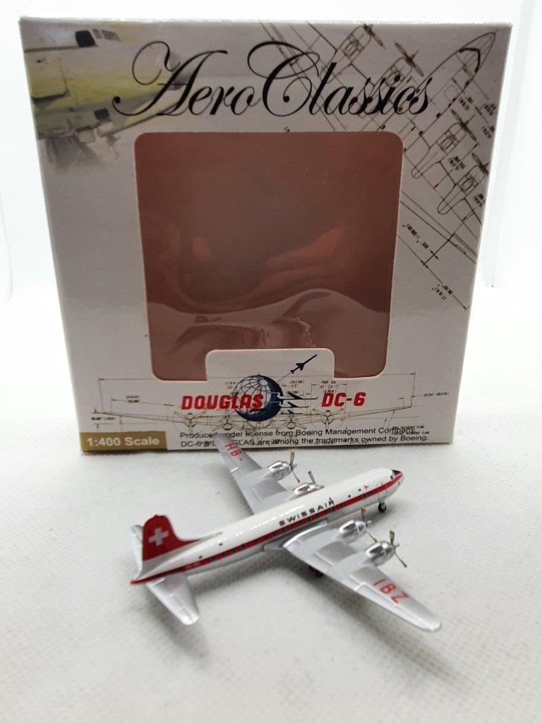 Aeroclassics 1:400 Swissair HB-IBZ Douglas DC-6 - Image 2