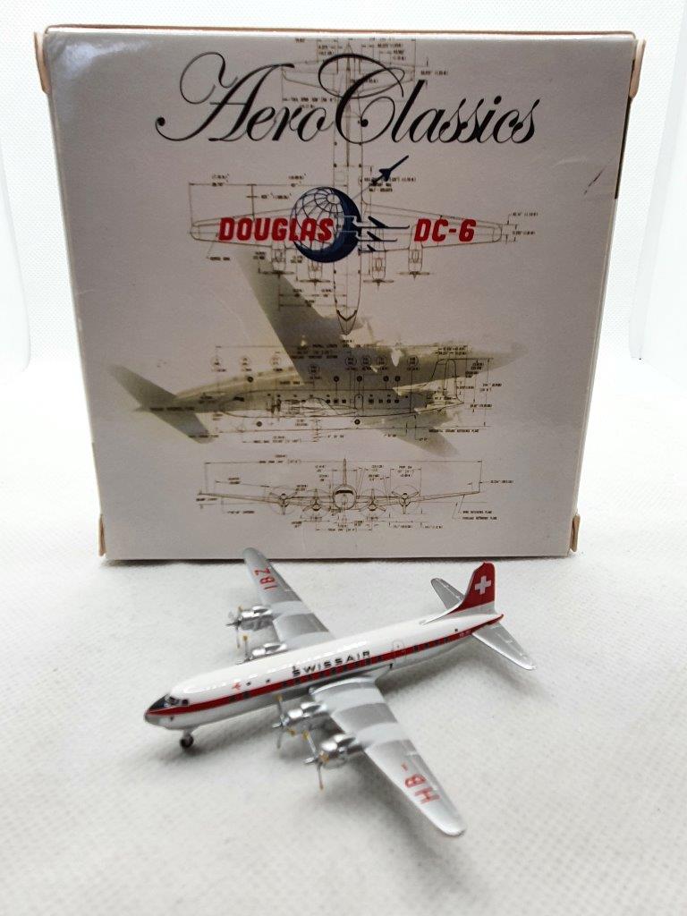 Aeroclassics 1:400 Swissair HB-IBZ Douglas DC-6 - Image 3