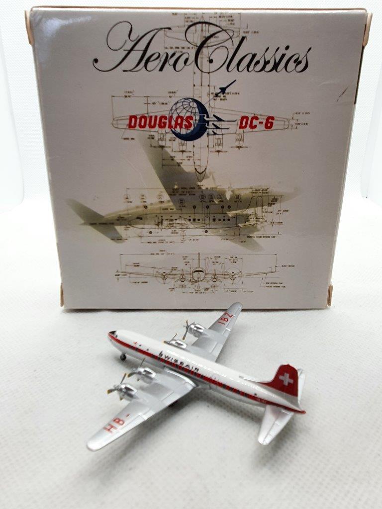 Aeroclassics 1:400 Swissair HB-IBZ Douglas DC-6 - Image 4