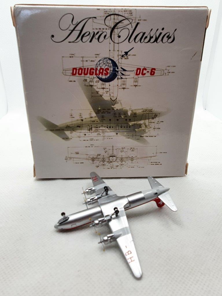 Aeroclassics 1:400 Swissair HB-IBZ Douglas DC-6 - Image 5
