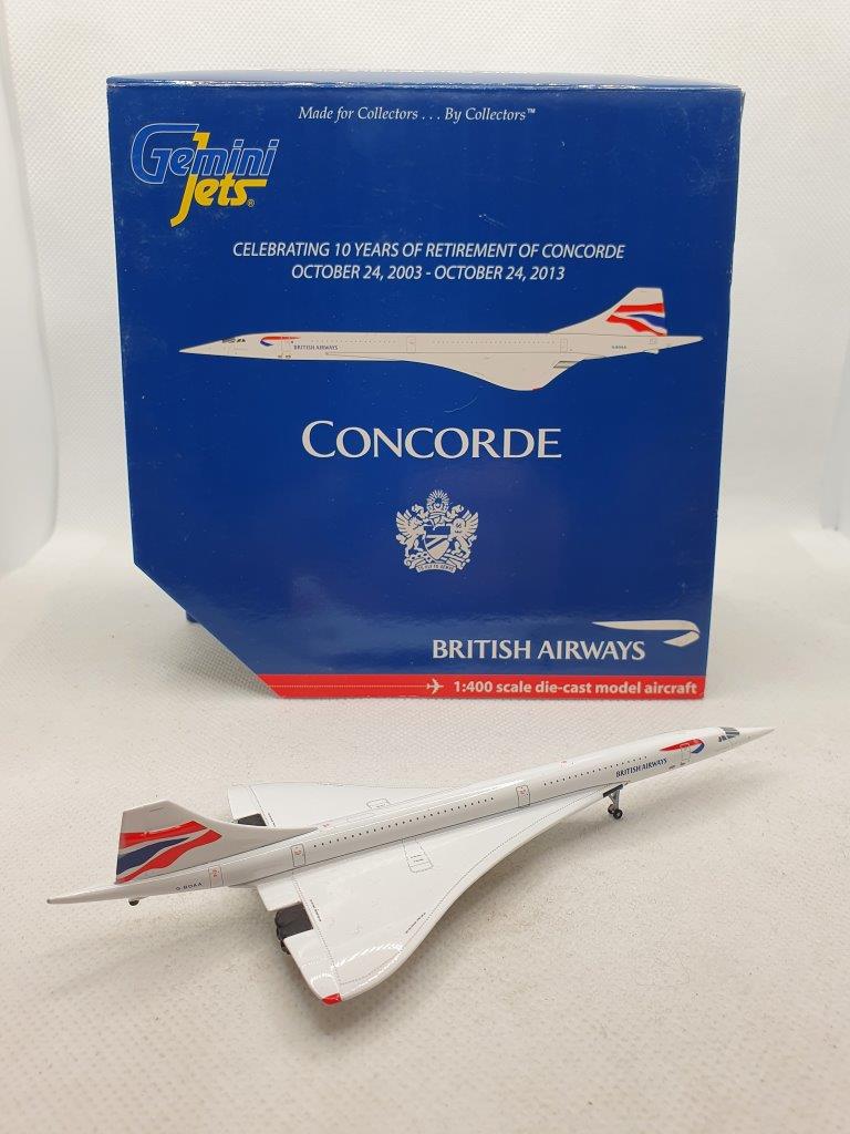 Gemini Jets 1:400 British Airways G-BOAA Concorde - Bedfordshire