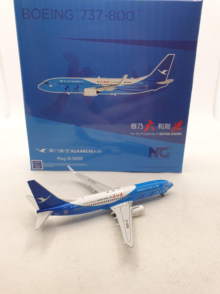 NG Models 1:400 Xiamen Airlines B-5656 Boeing 737-800W - Image 2