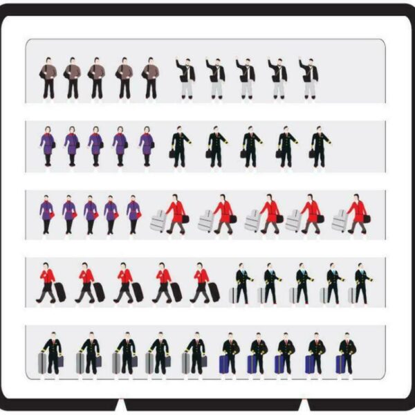 Fantasy Wings 1:400 Airport Staff Set x 50