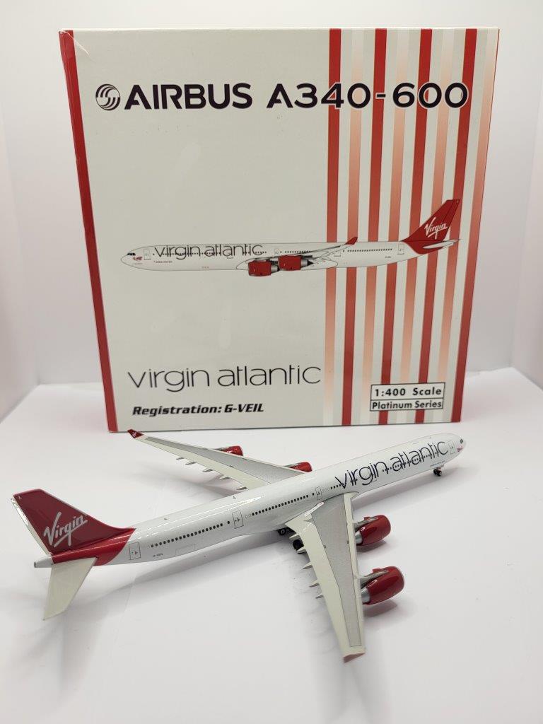 Phoenix 1:400 Virgin Atlantic Airways G-VEIL Airbus A340-600 - Image 2