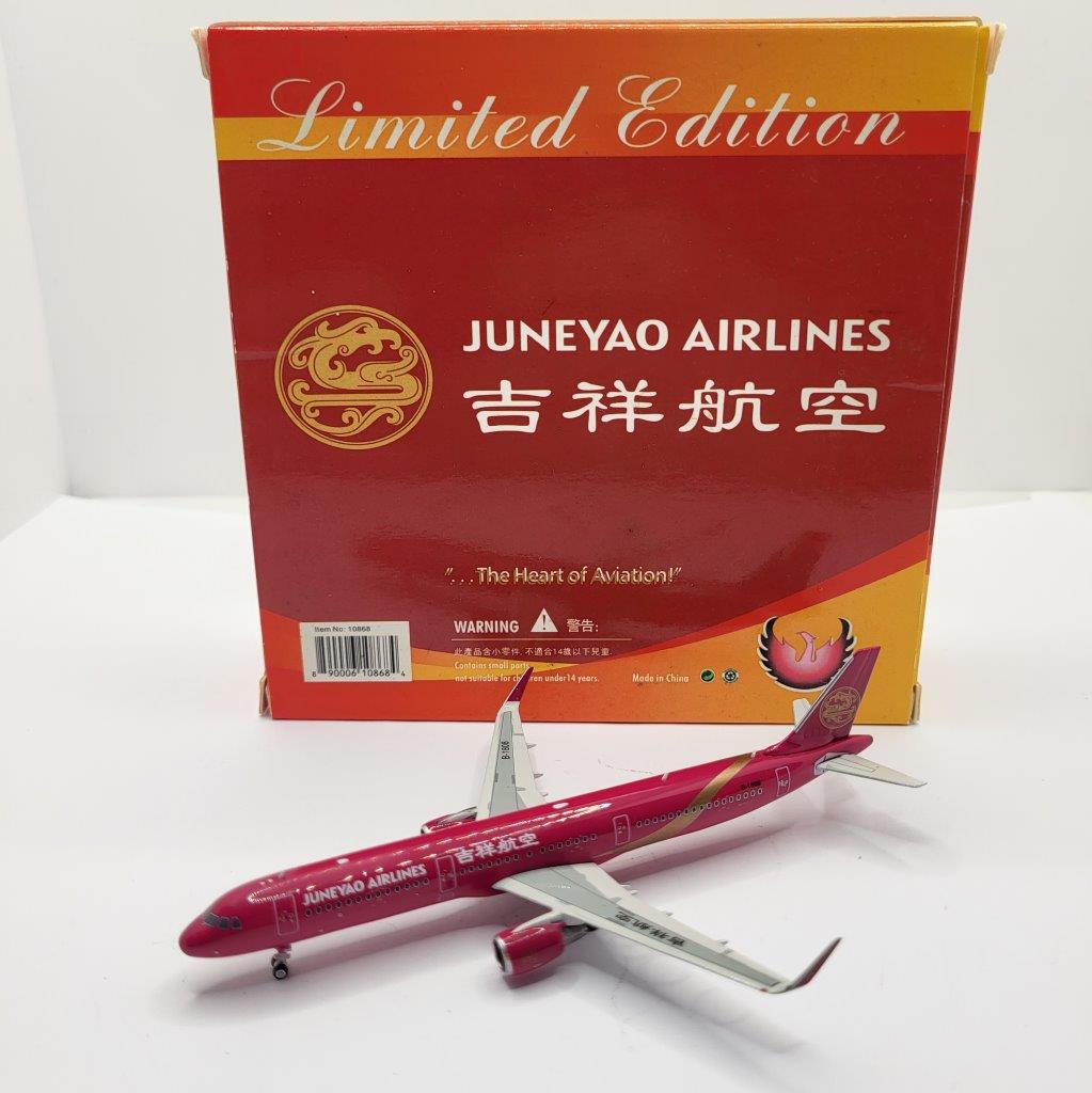 Phoenix 1:400 Juneyao Airlines B-1808 Airbus A321-200 SL - Image 3