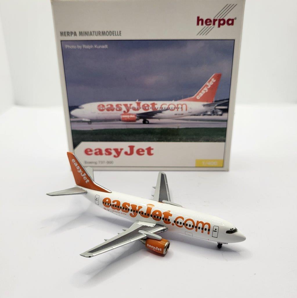 herpa イージージェット Boeing 737-300 1/400 Herpa Wings 1:400 Easyjet Airlines HB-IIJ Boeing 737-300