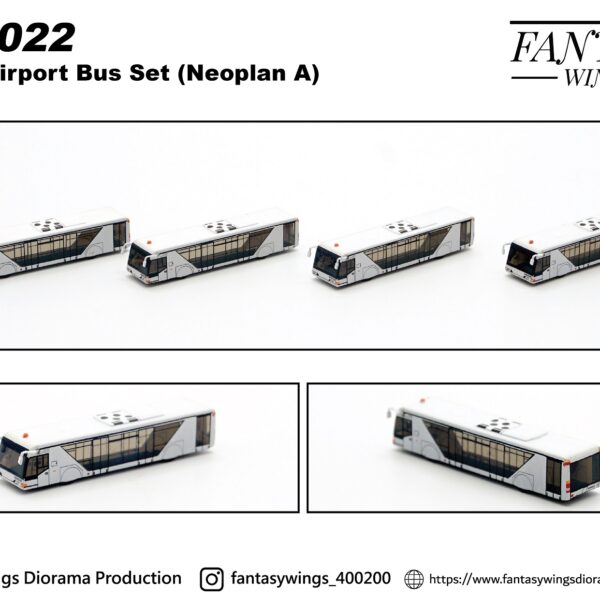 Fantasy Wings 1:400  Neoplan A Airport Bus Set x4