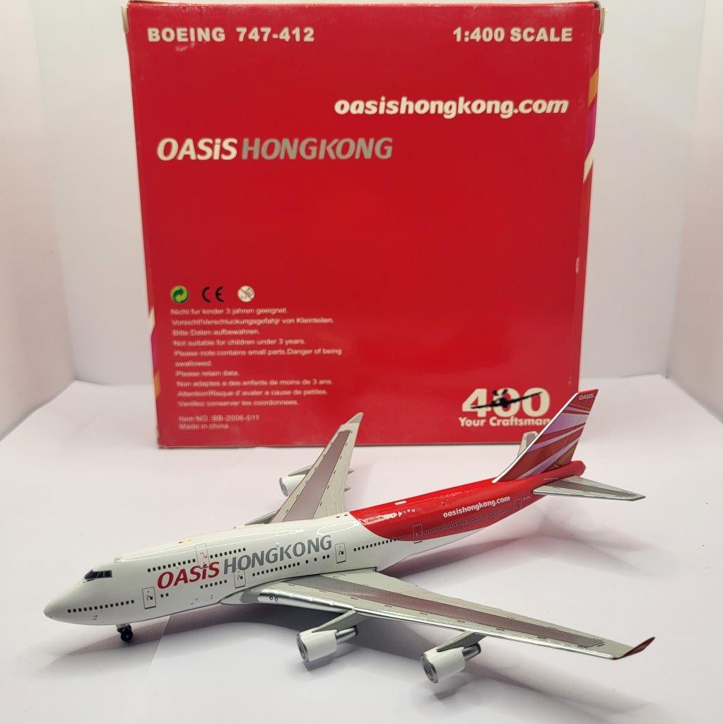 BigBird 400 1:400 Oasis Hong Kong Airlines B-LFA, B-LFB, B-LFC