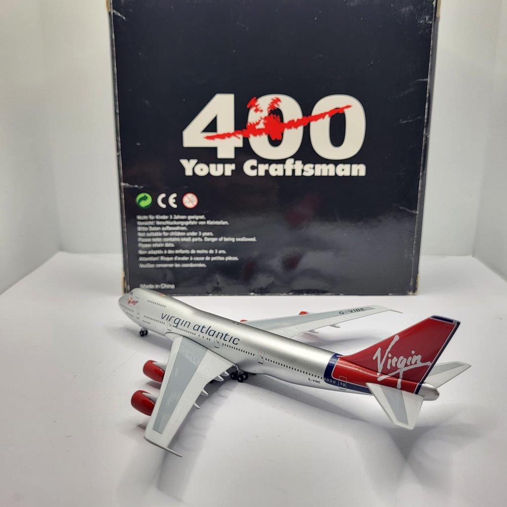 BigBird 400 1:400 Virgin Atlantic Airways G-VIBE Boeing 747-200
